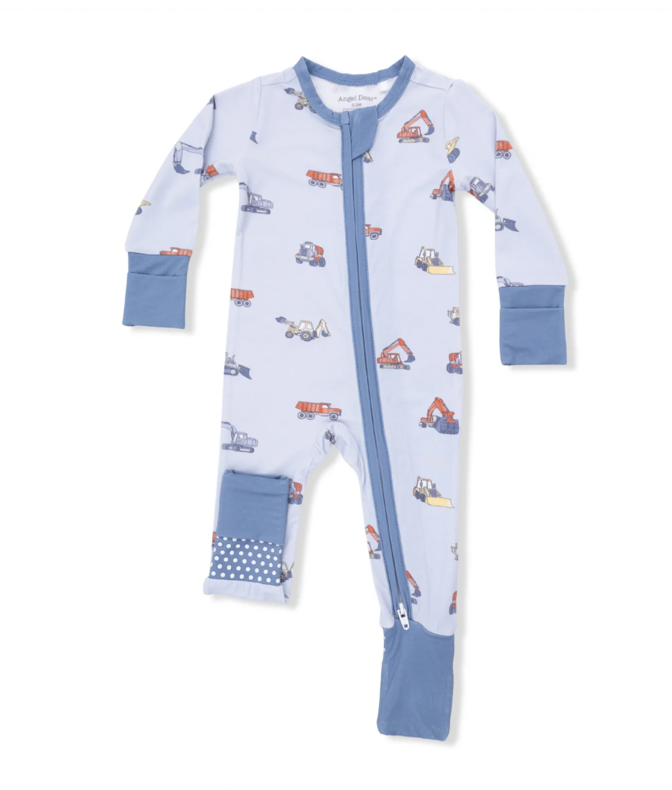 Construction Vehicles- Convertible Romper