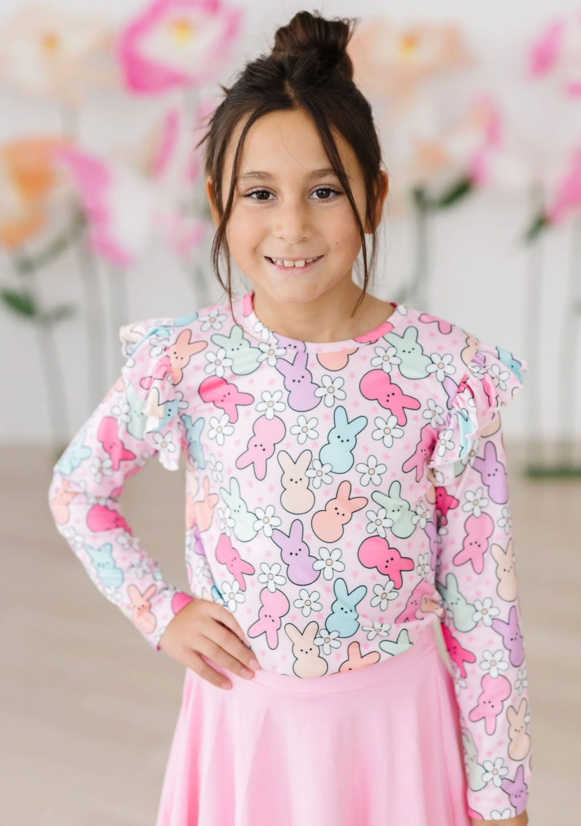 Hangin' with My Peeps Ruffle Tee