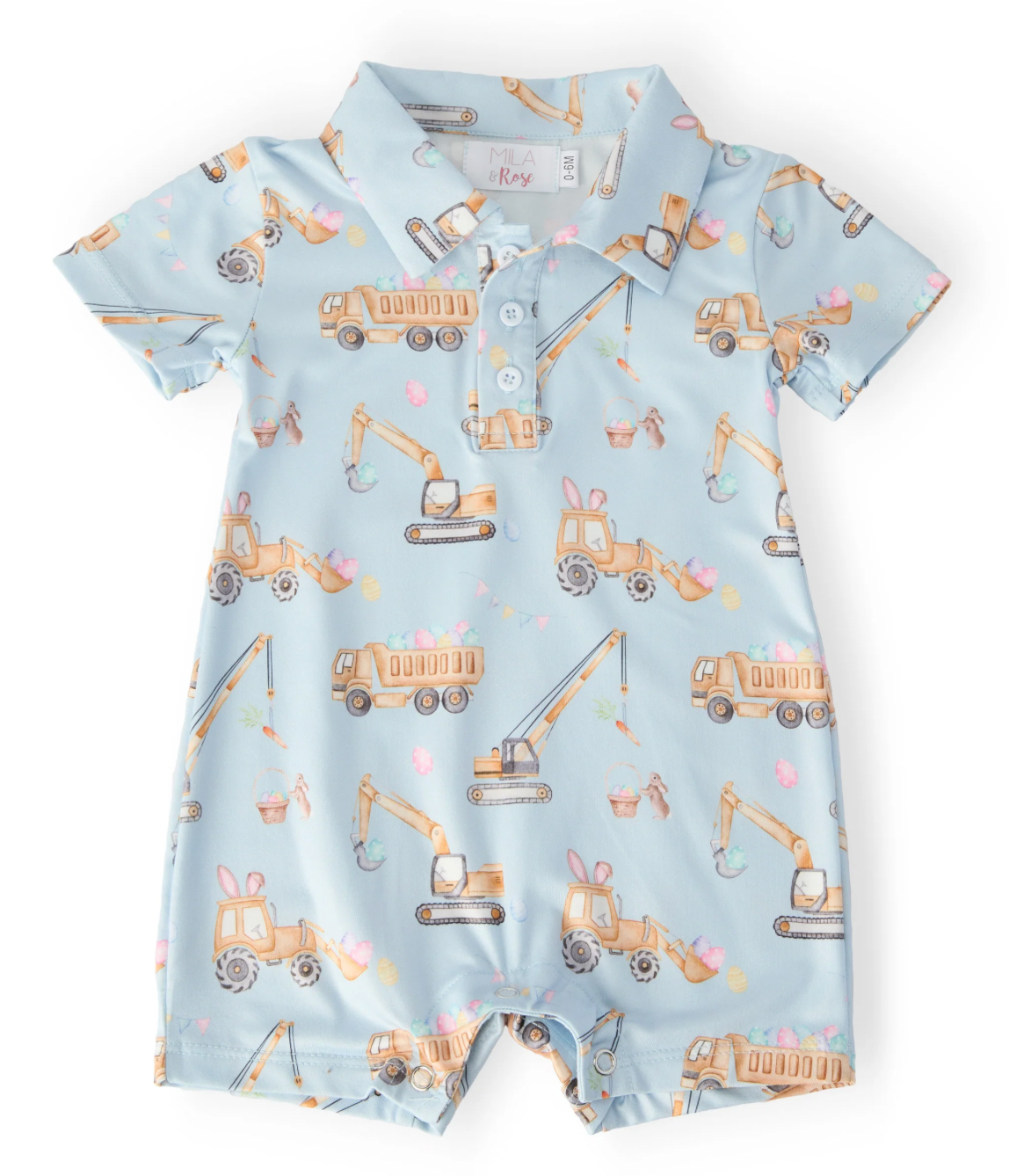 Bunny Builders Polo Shorty One-Piece