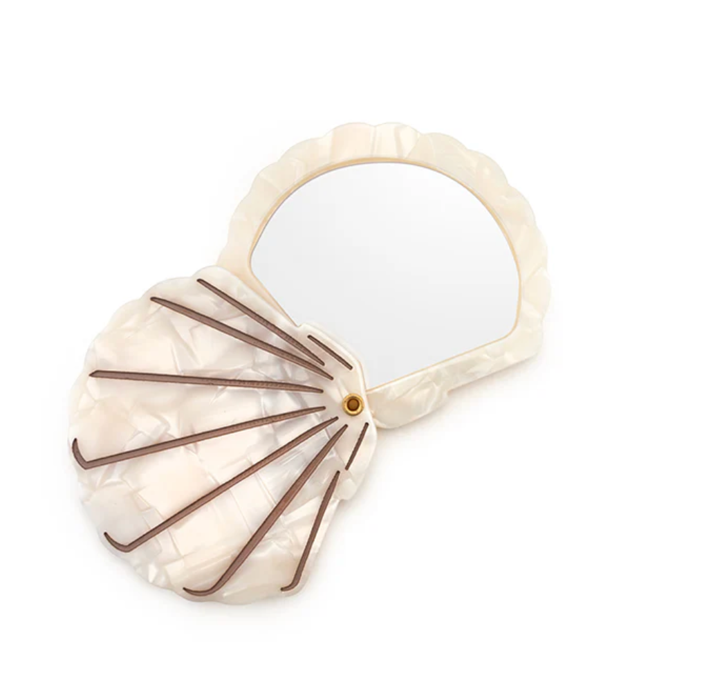 Seashell Compact Mirror