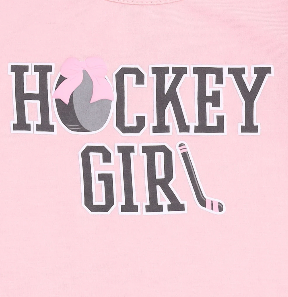 (Baby) Megan's Bowtiful Hockey Stripe- Ruffle Tee and Baby Bells