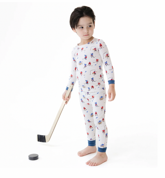 Hockey Players Long Sleeve Loungewear Set