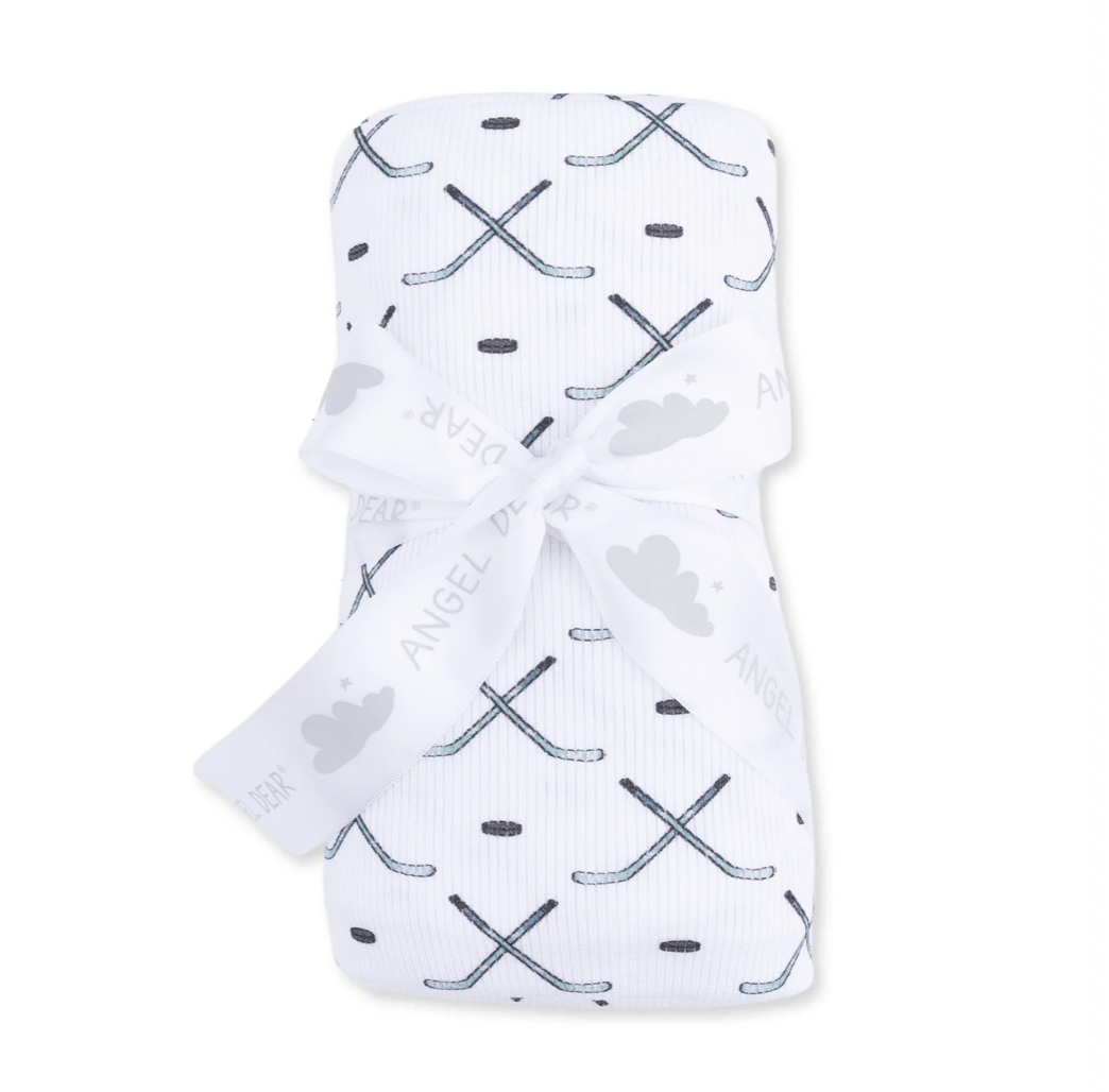 Simple Hockey Swaddle Blanket