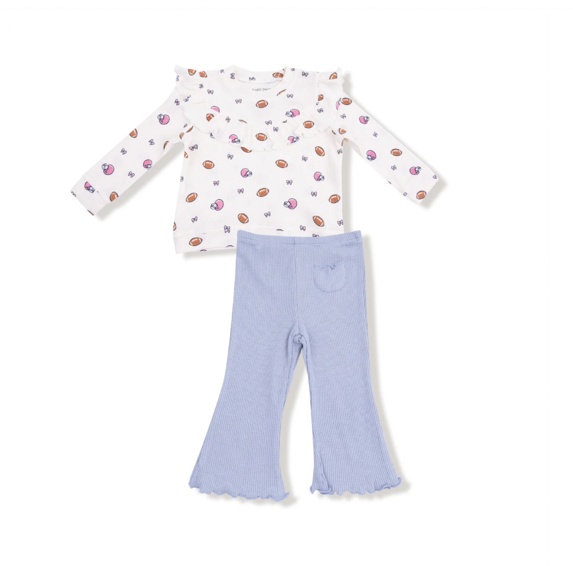 Footballs and Bows Set