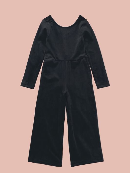 Just for Kicks Velour Jumpsuit