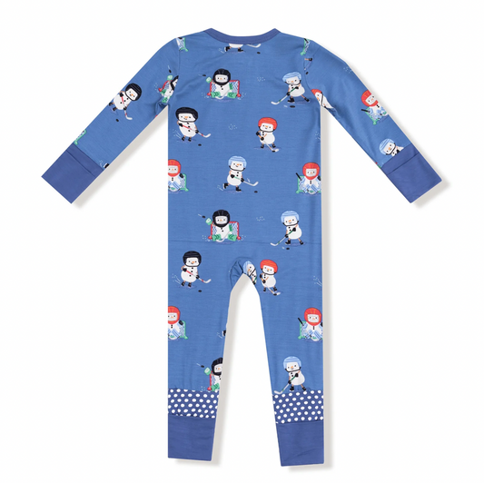 Snow Folks Ice Hockey Two-Way Zipper