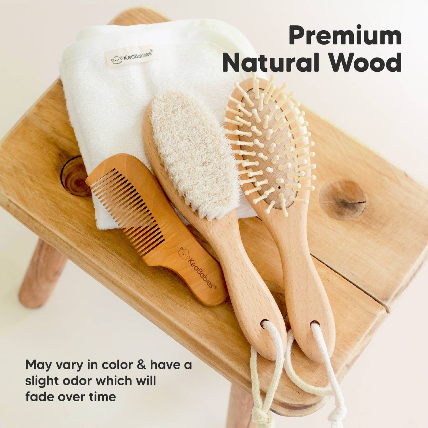Baby Hair Brush - Walnut