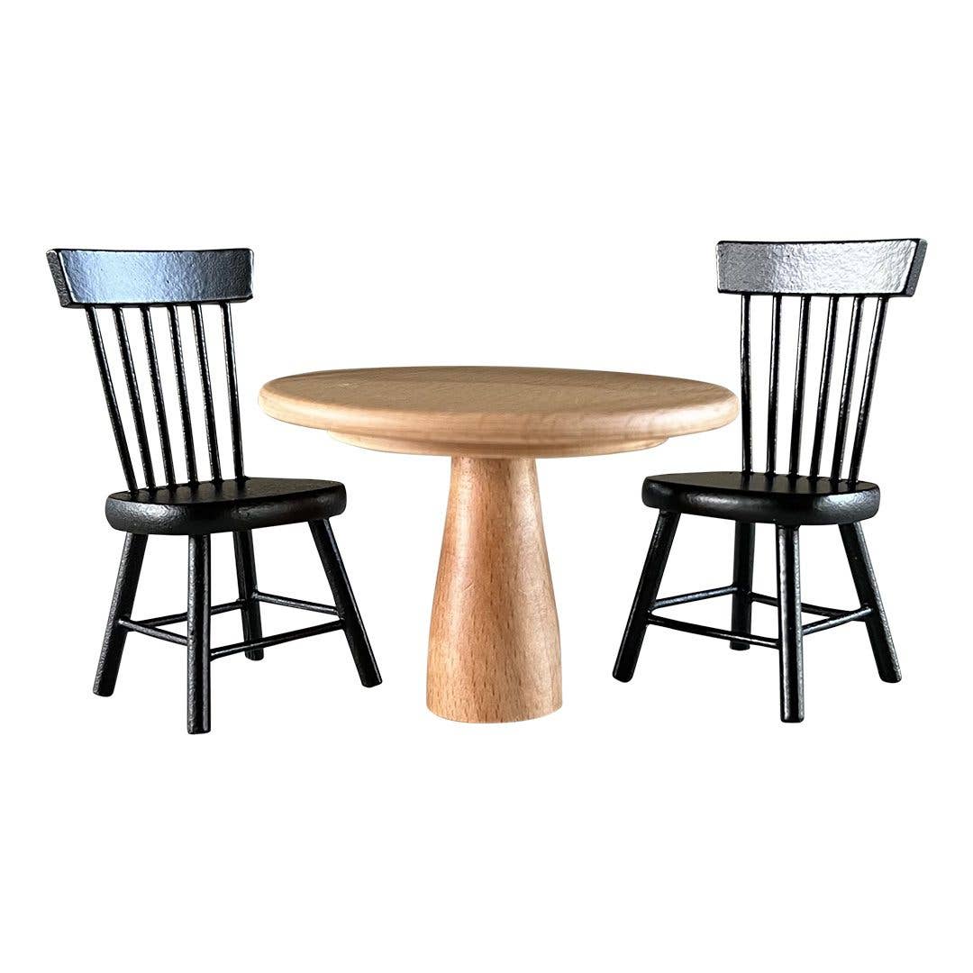 Macy Mae Dollhouse Designs - Dollhouse Classic Windsor Dining Chair | Black