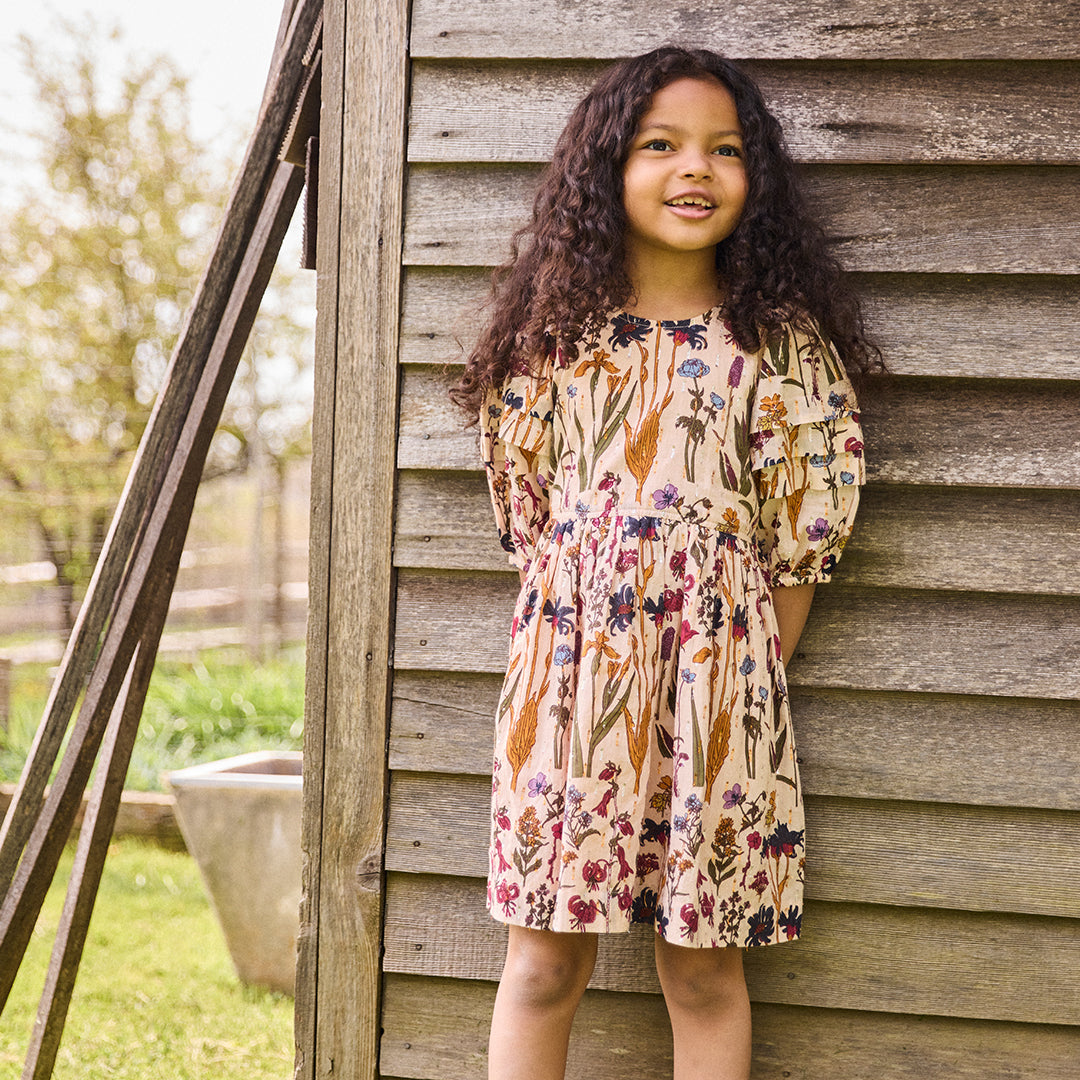 Brooke Dress - Autumn Flowers