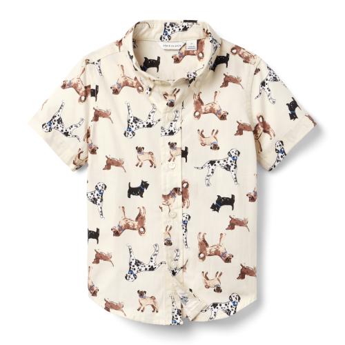 Dogs Sport Button-Up