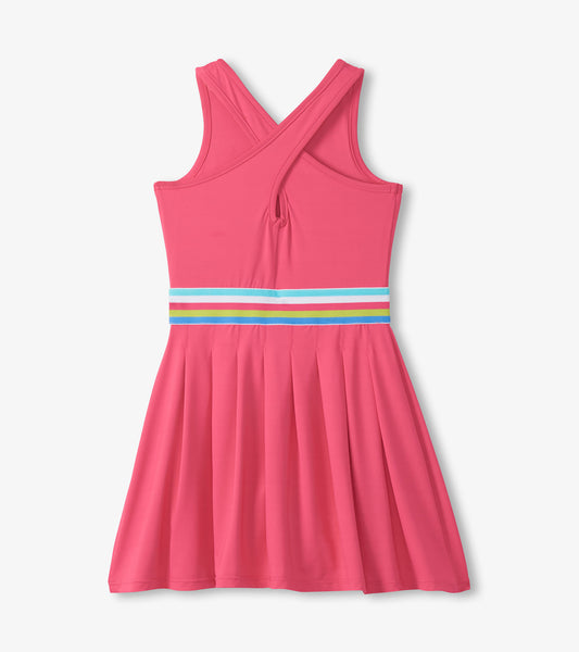 Fandango Pink Pleated Sport Dress