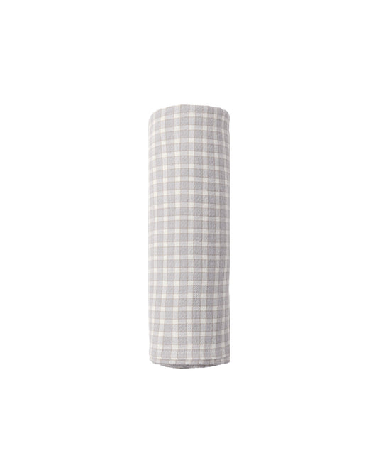 Woven Swaddle- Blue Gingham