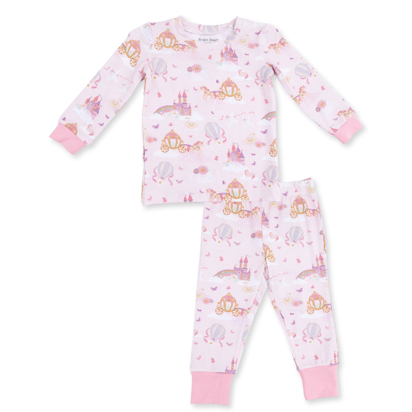 Princess Unicorns and Castle Long Sleeve Loungewear Set