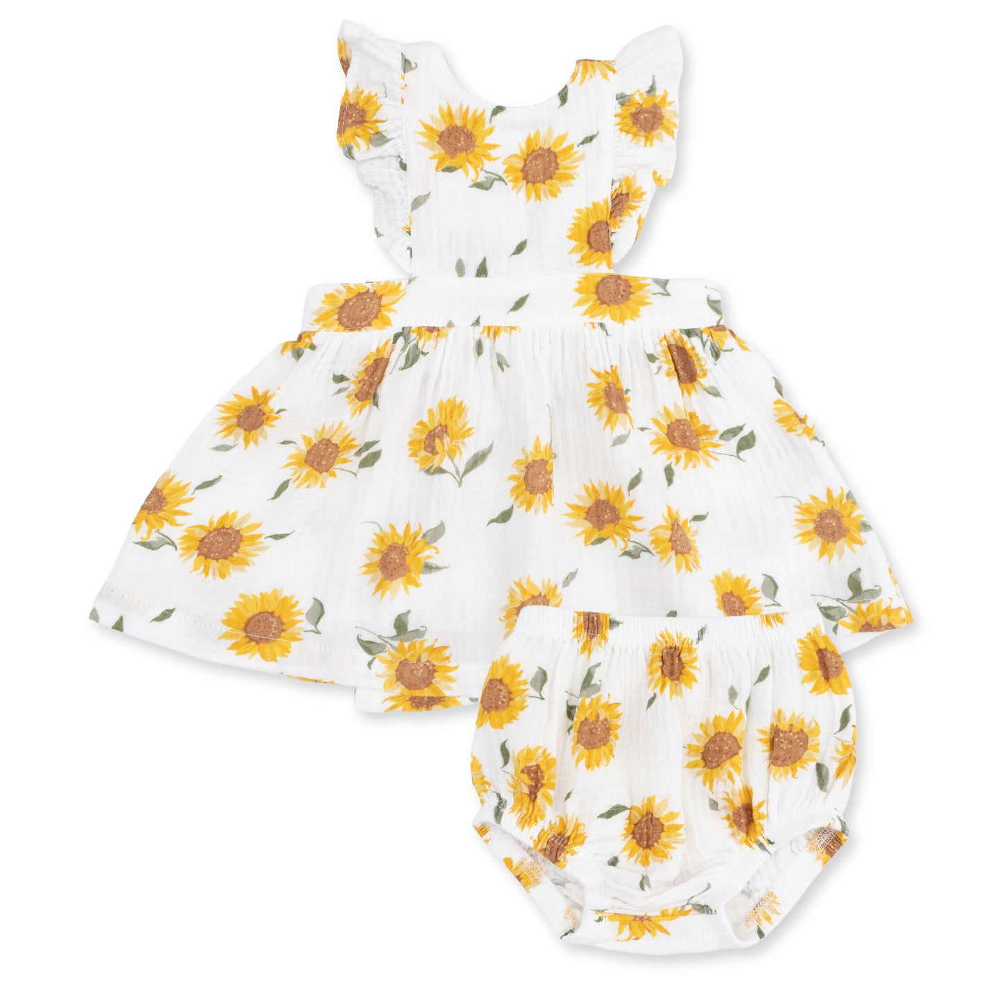 Baby Sunflower Pinafore and Bloomer
