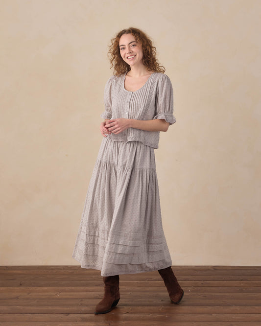 Women's Allie Skirt- Dusty Blue