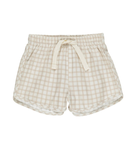 Boys Swim Short - Oat Check