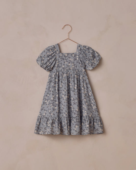 Augusta Dress - French Blue Floral