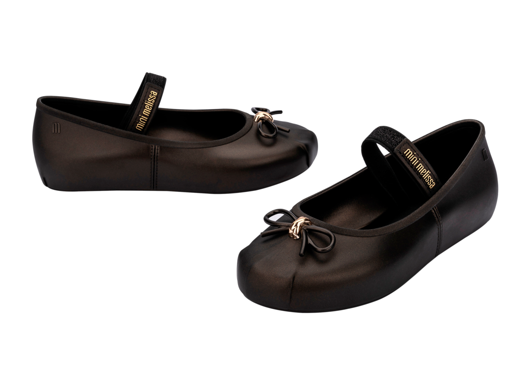 Sophie Flats - Metallic Black