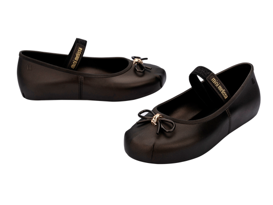 Sophie Flats - Metallic Black