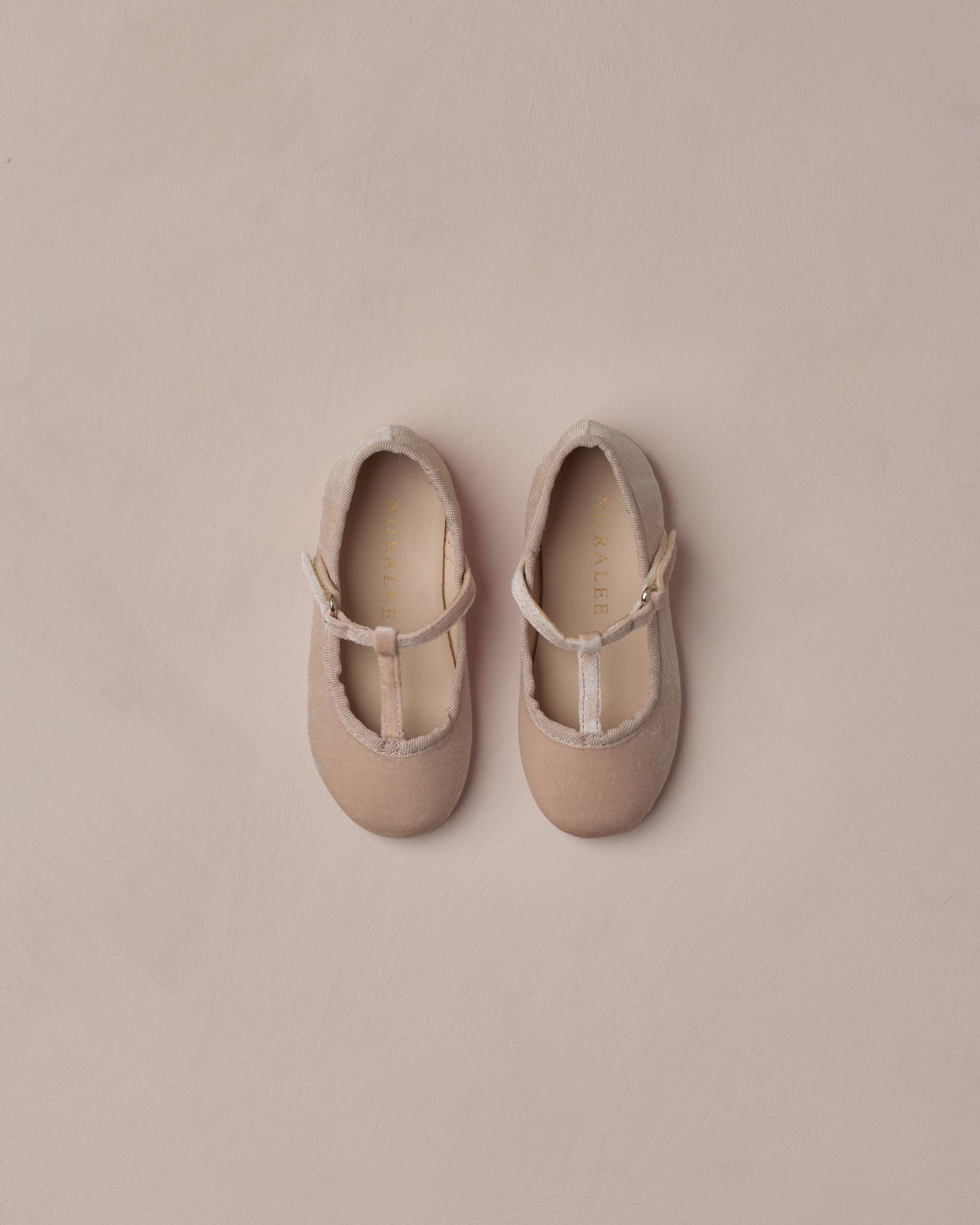 T-Strap Ballet Flats - Rose