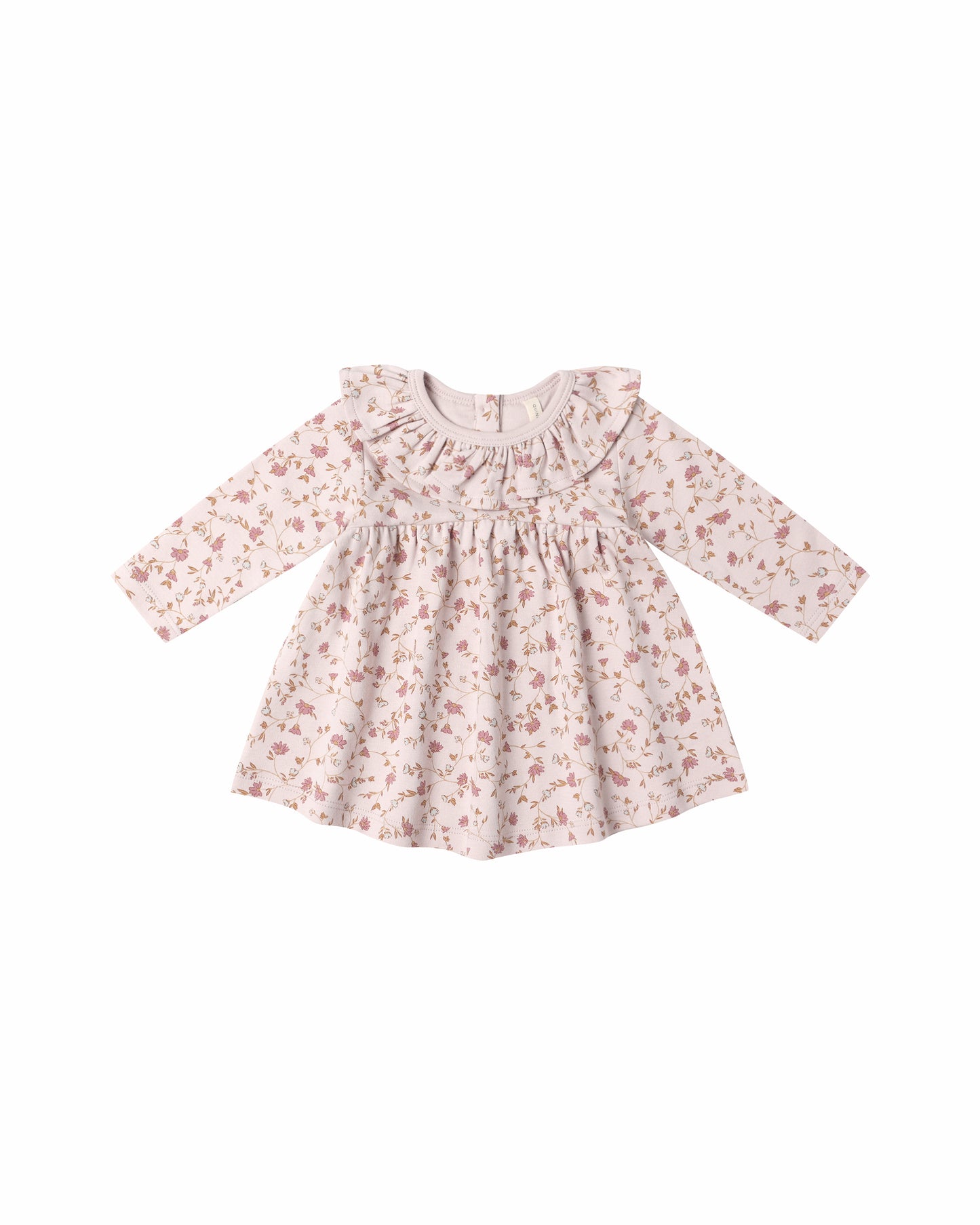 Ruffle Collar Jersey Dress - Garden