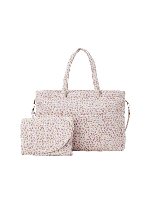 Diaper Bag + Changing Pad Set - Wildflower