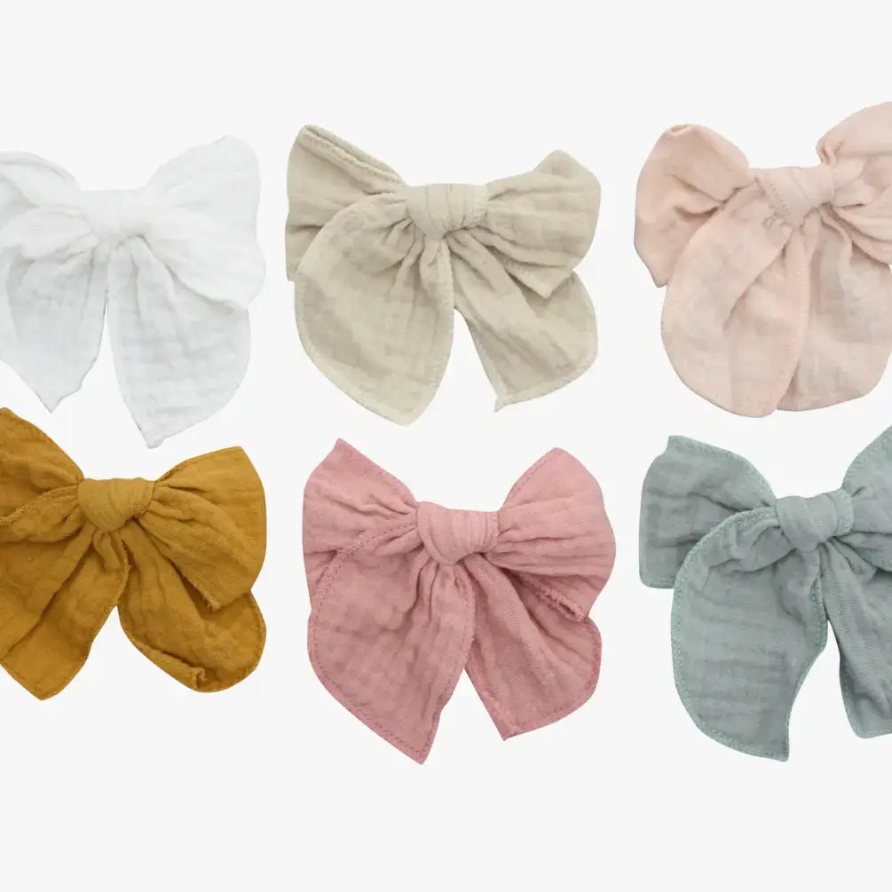 Gauzy Fabric Bow Strip