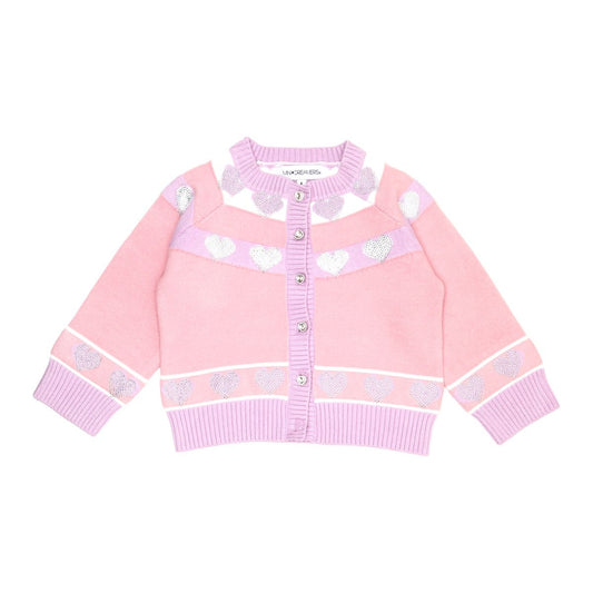 Alessia Crystal Heart Cardigan