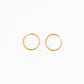 Endless Hoop Thin Gold