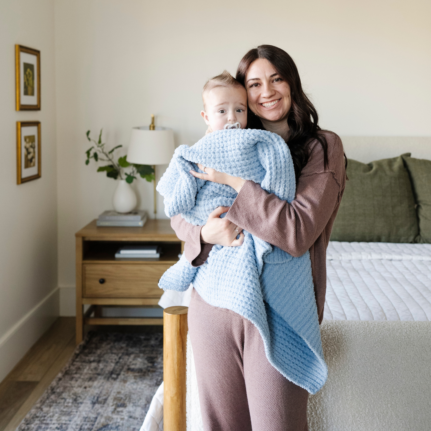 Saranoni - WAFFLE KNIT RECEIVING BLANKETS