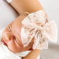 Lace Bow - Blush Headband