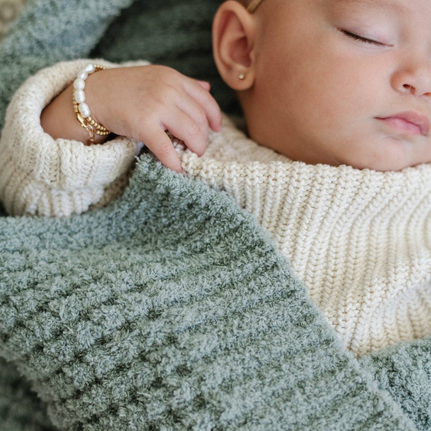 Saranoni - WAFFLE KNIT RECEIVING BLANKETS