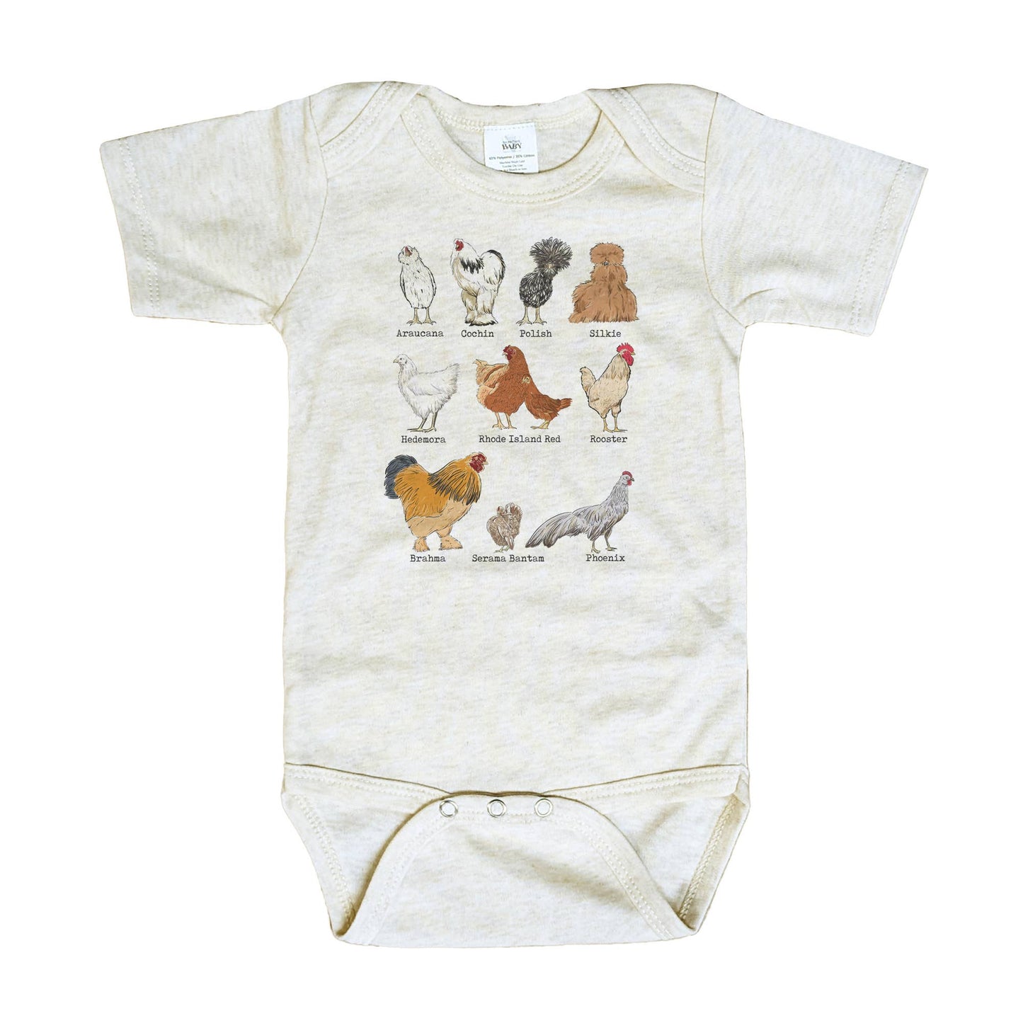 Chicken Breeds Onesie