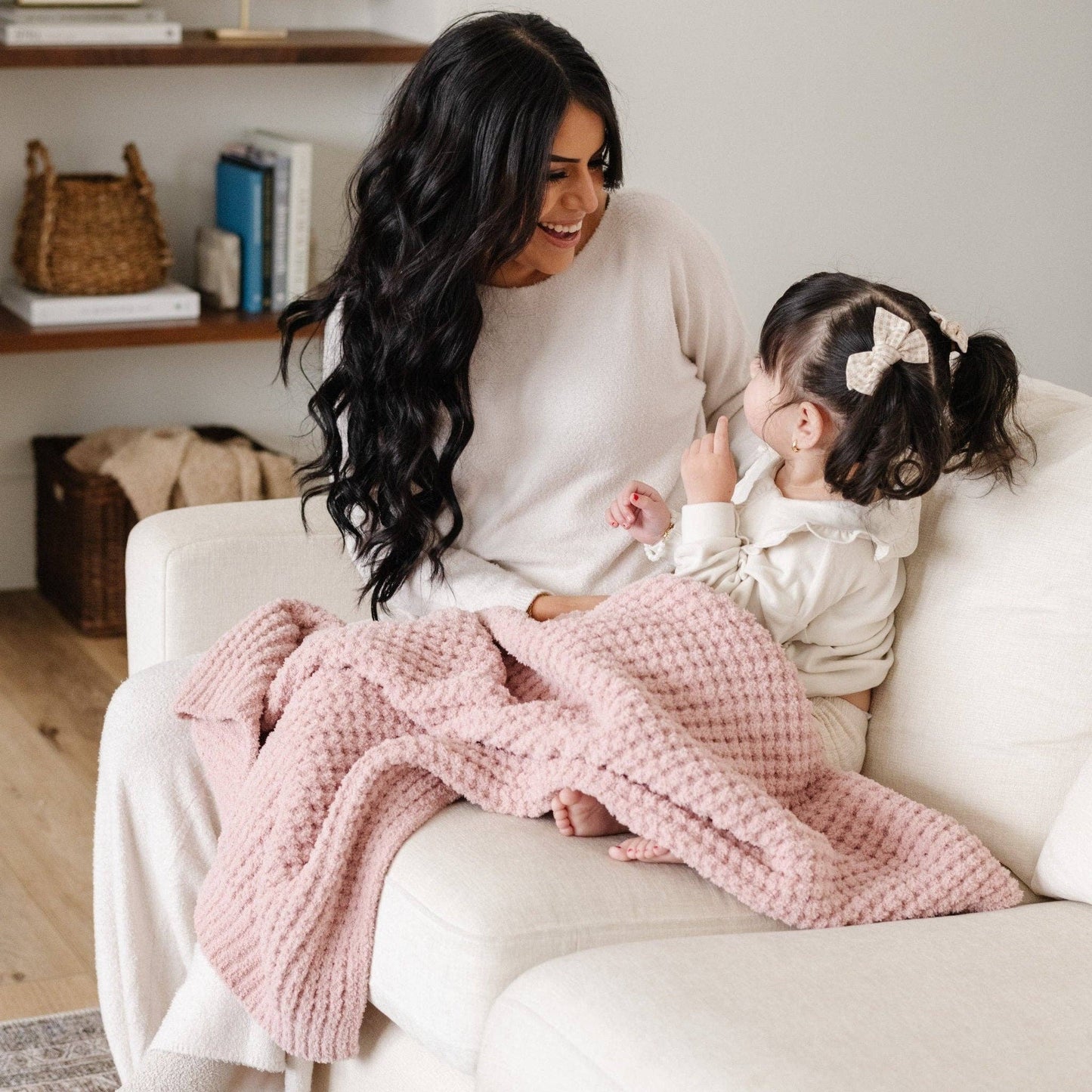 Saranoni - WAFFLE KNIT RECEIVING BLANKETS