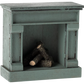 Fireplace, Mouse - Blue