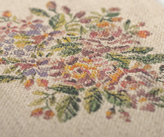 Rug, Miniature, Large- Flowers