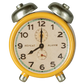 Alarm Clock, Mouse - Yellow