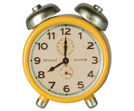 Alarm Clock, Mouse - Yellow