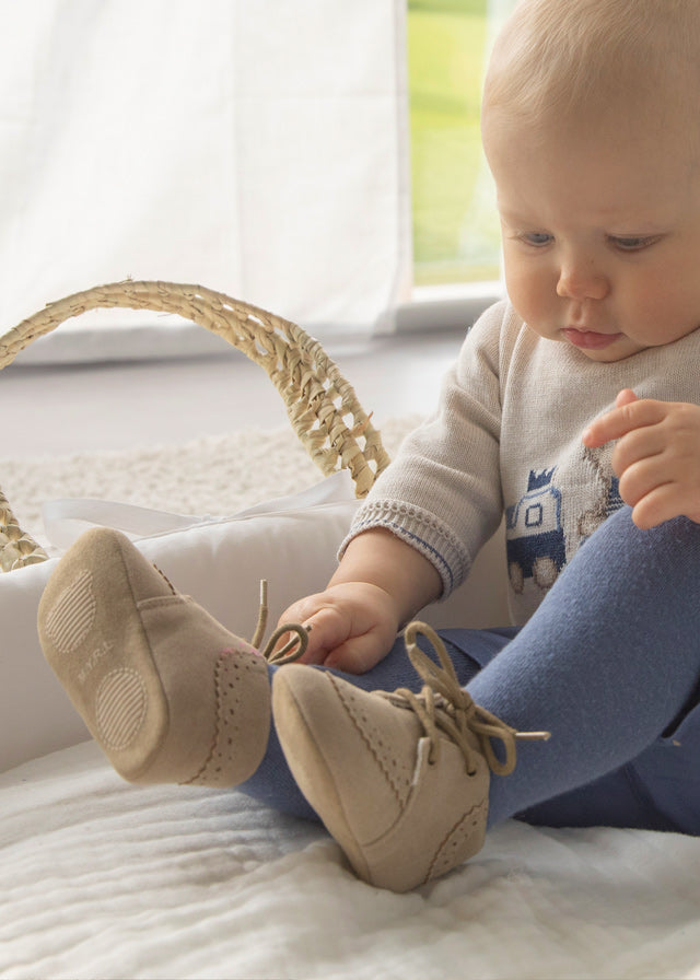 Formal Baby Shoes in Beige