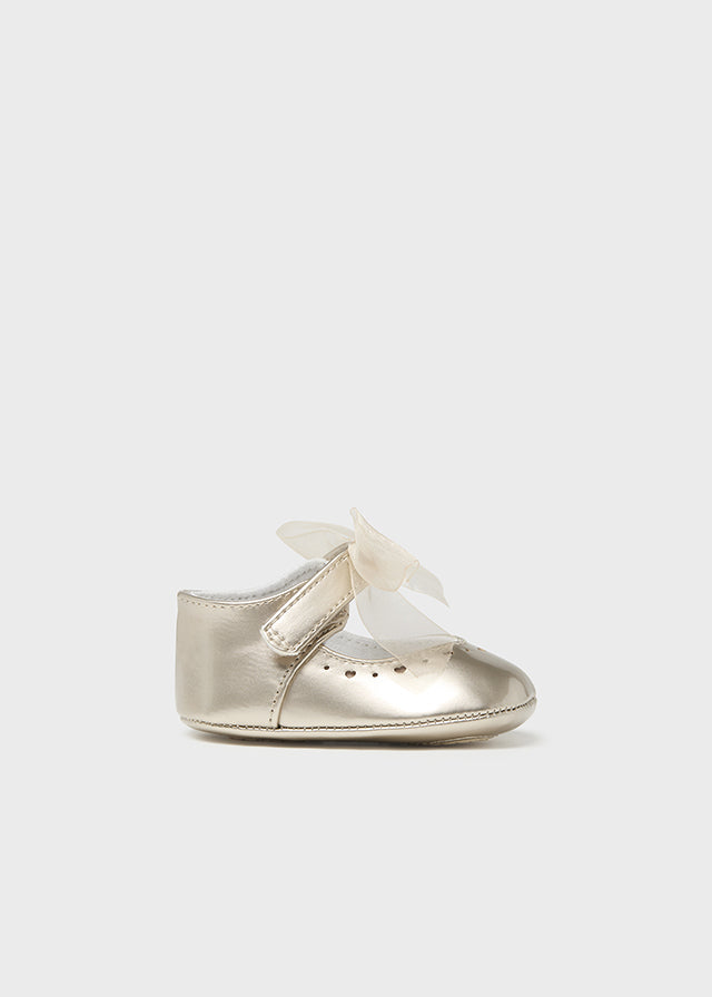 Dressy Mary Jane Shoes in Light Gold