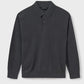 Charcoal Polo Sweater