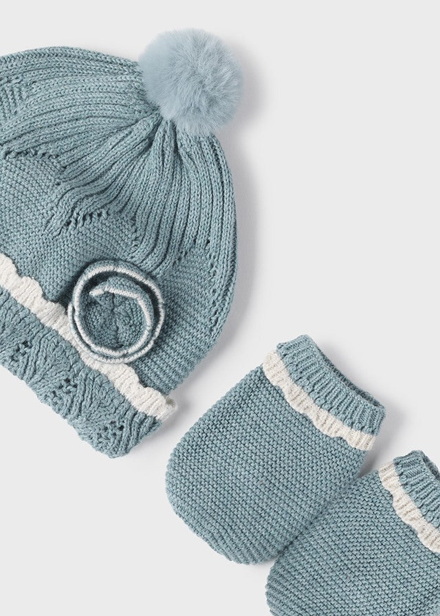 Hat & Mittens Set - Iceberg