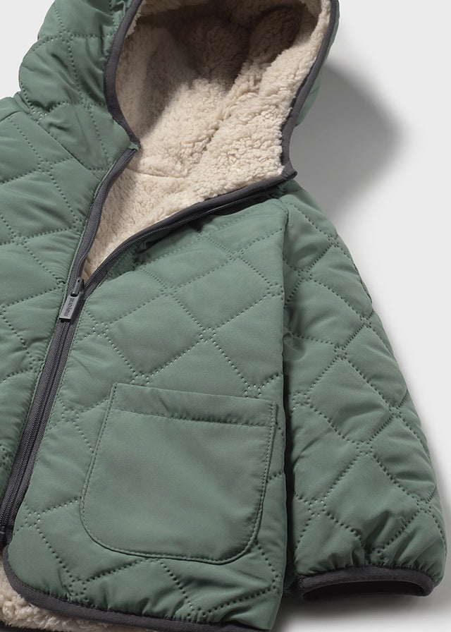 Padded Reversible Coat - Fir