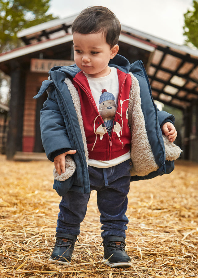 Padded Reversible Coat - Fir