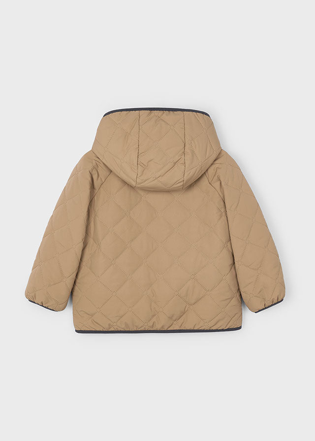 Padded Reversible Coat - Caramel