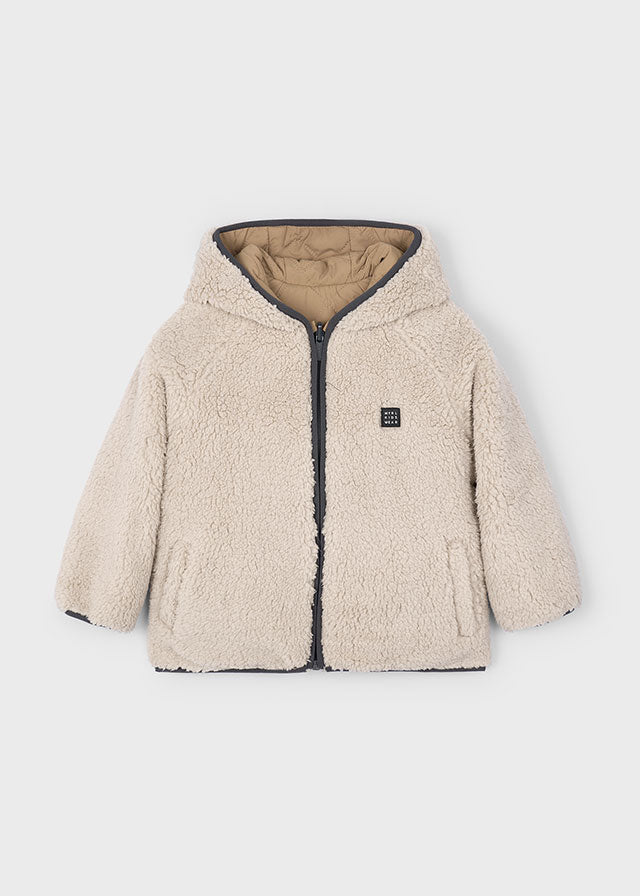 Padded Reversible Coat - Caramel