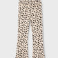 Leopard print pants on a white background