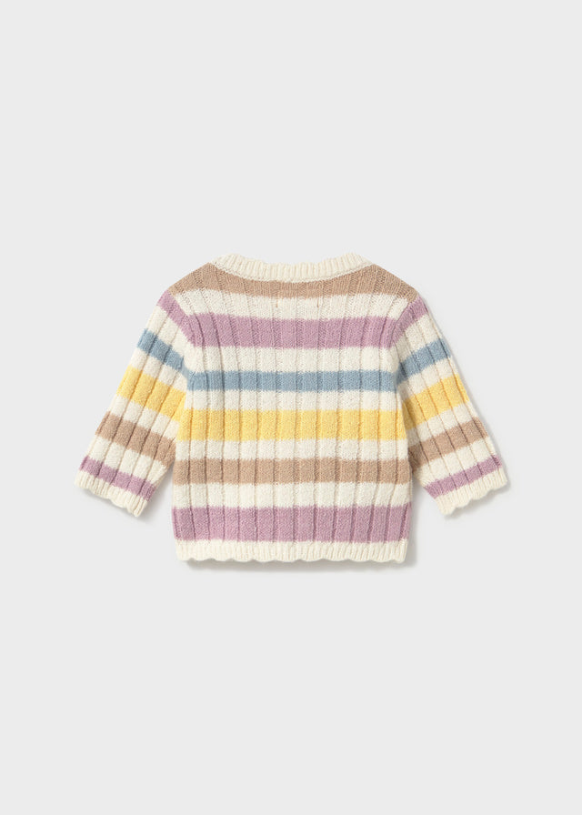 Megan Striped Cardigan