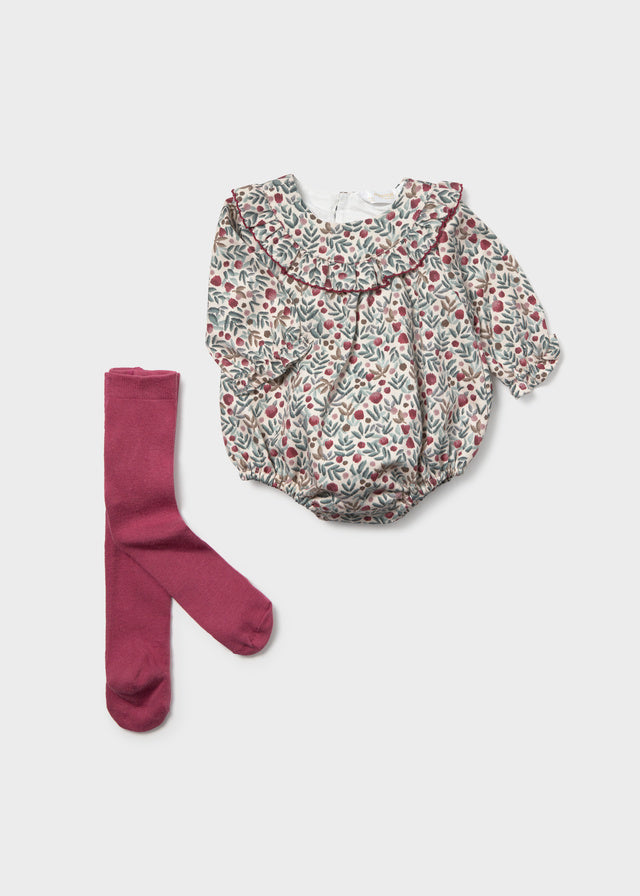 Madison Romper + Tights Set