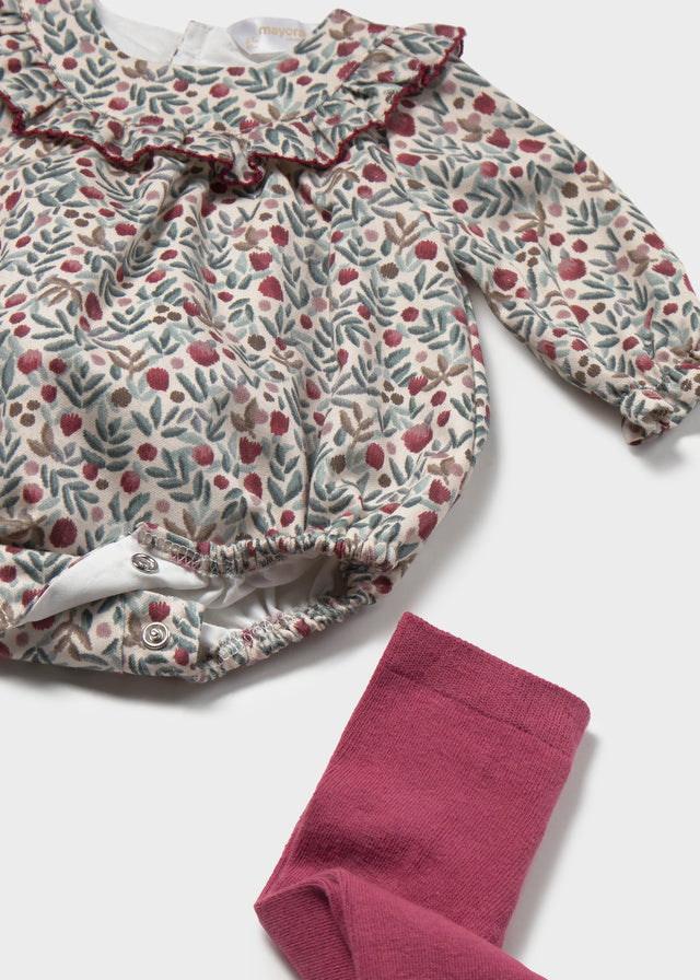 Madison Romper + Tights Set